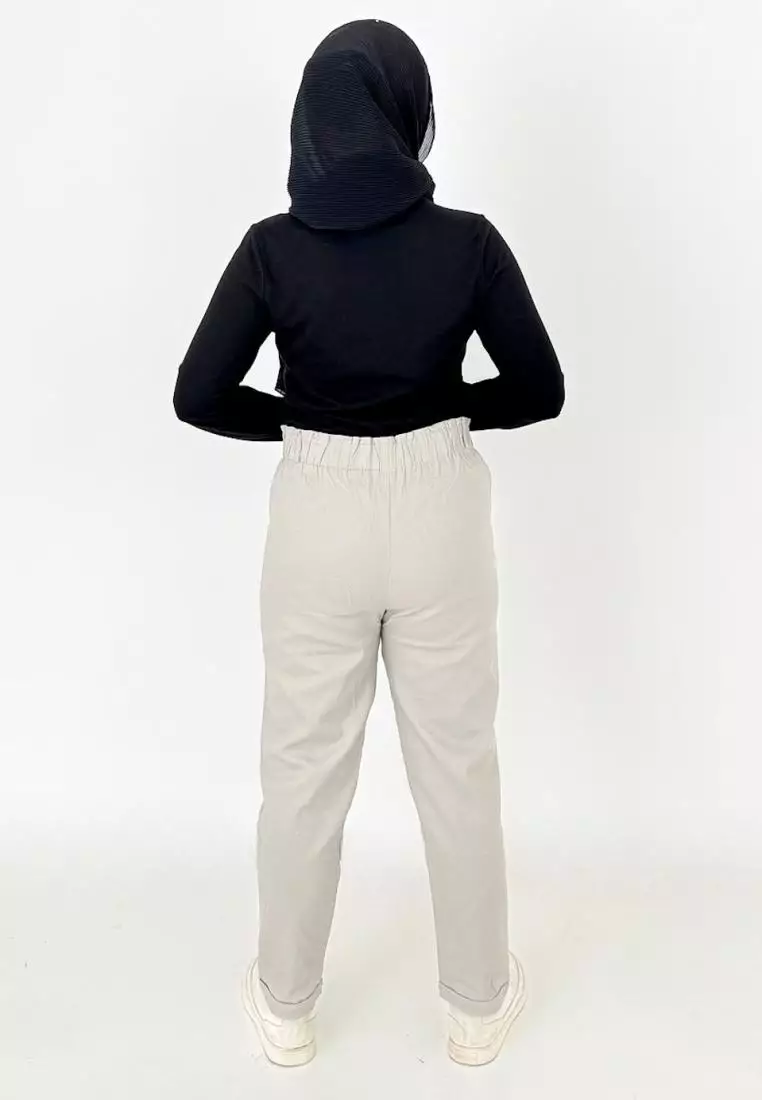 Aulia Twill Pants (Celana Panjang Basic) ABU MUDA