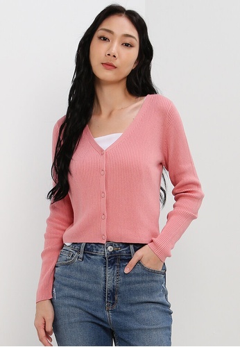Buy Old Navy Shrunken Rib Cardigan 2023 Online | ZALORA Singapore