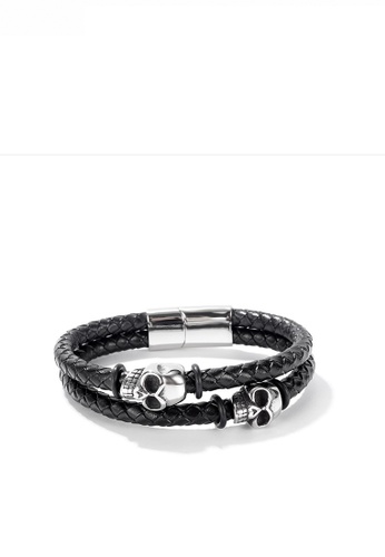 HAPPY FRIDAYS Shantou Magnetic Buckled Leather Bracelet GGXP-1474 B83DBAC9224B3AGS_1