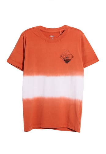 FOX Kids & Baby orange Colourblock Short Sleeves T-Shirt EAAFFKA0BCC7CDGS_1