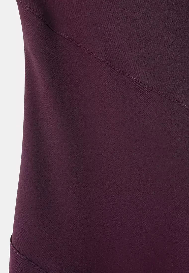 Long Dress With Draped Neck