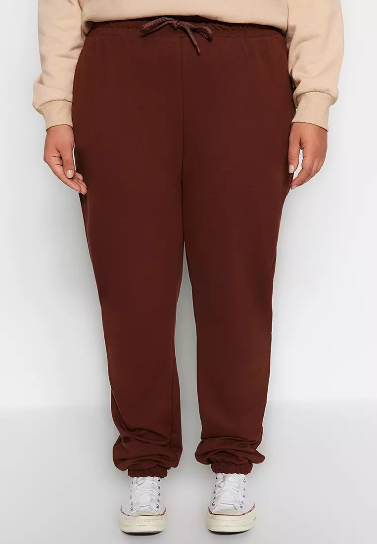 High waisted cheap sweatpants plus size