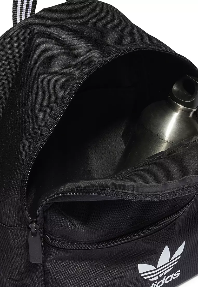Adidas originals backpack with best sale small logo in black