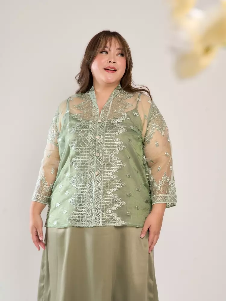 xtramiles Ladies top ayara party top kebaya mint