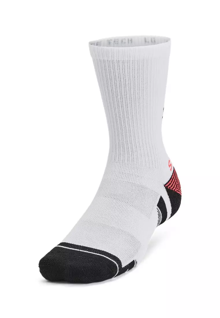 Under Armour Unisex UA Performance Tech SlipSpeed™ 2-Pack Crew Socks
