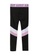 FOX Kids & Baby black Workout Stretch Pants with Pink Stripe A3868KA379F2EAGS_2