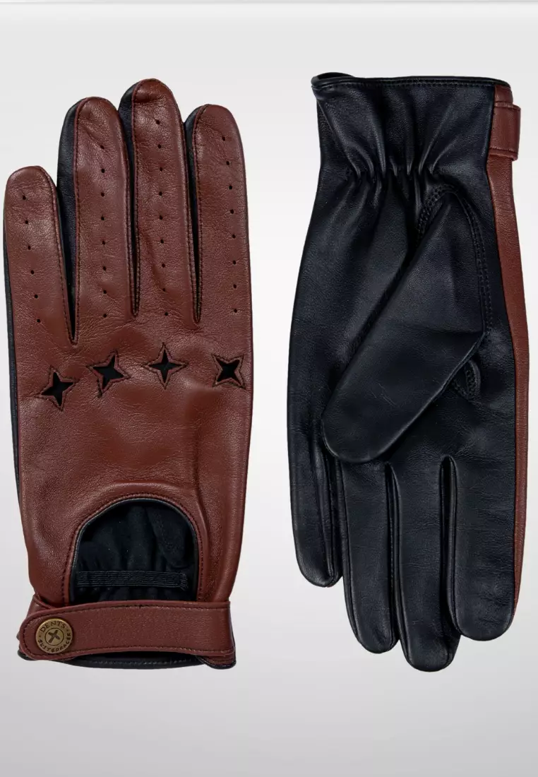 Buy DENTS Suited Racer Touchscreen Leather Driving Gloves w