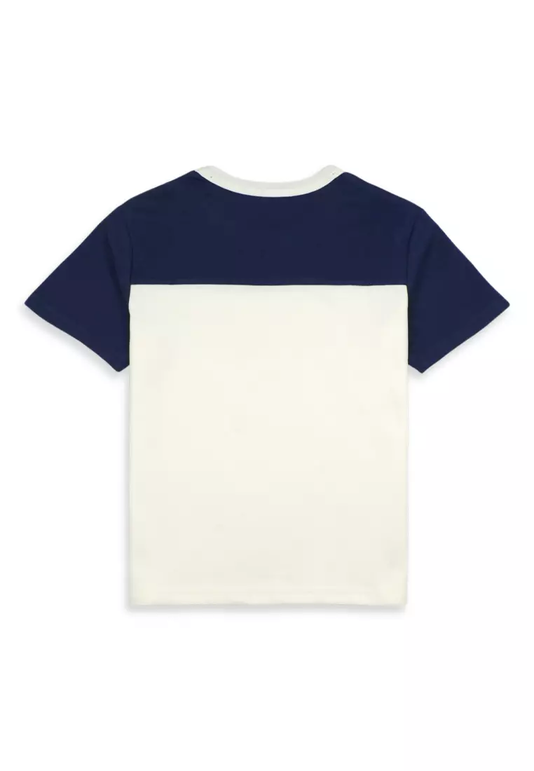 Boys T-Shirt Combi with Print Details