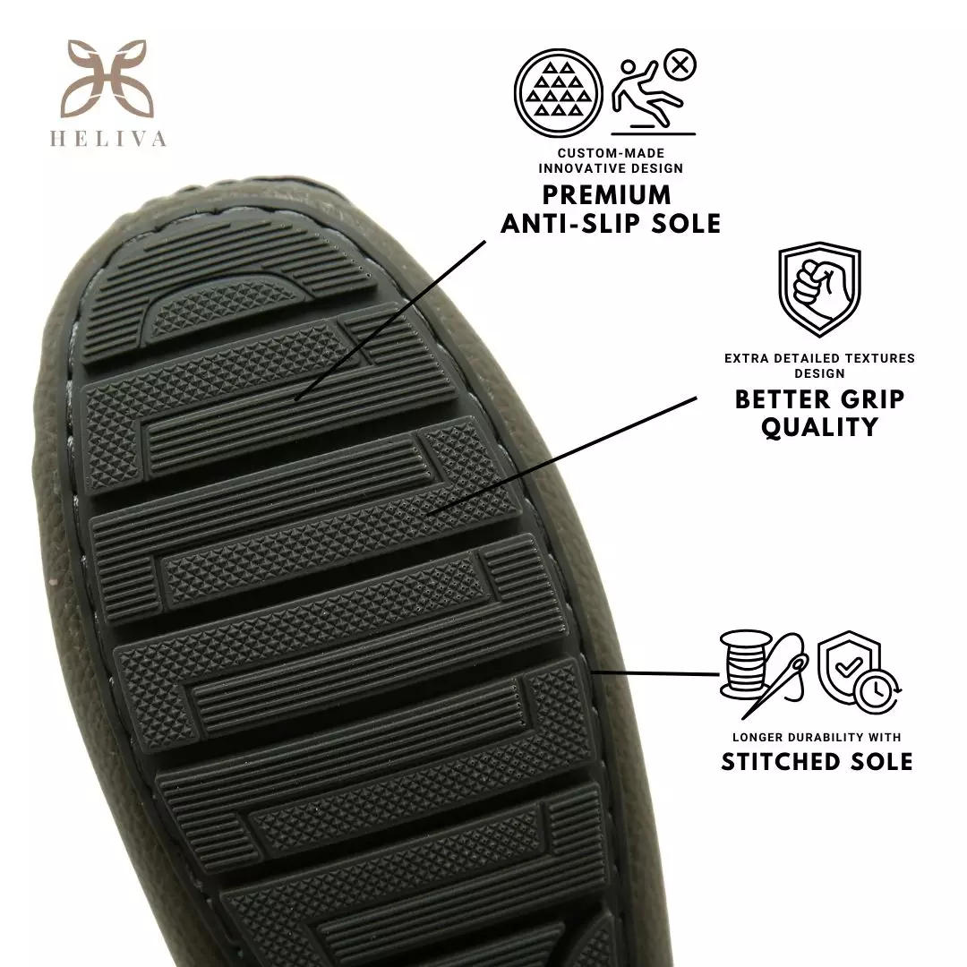 Heliva Hestina Women Shoes Loafers Slip On Sol 1cm