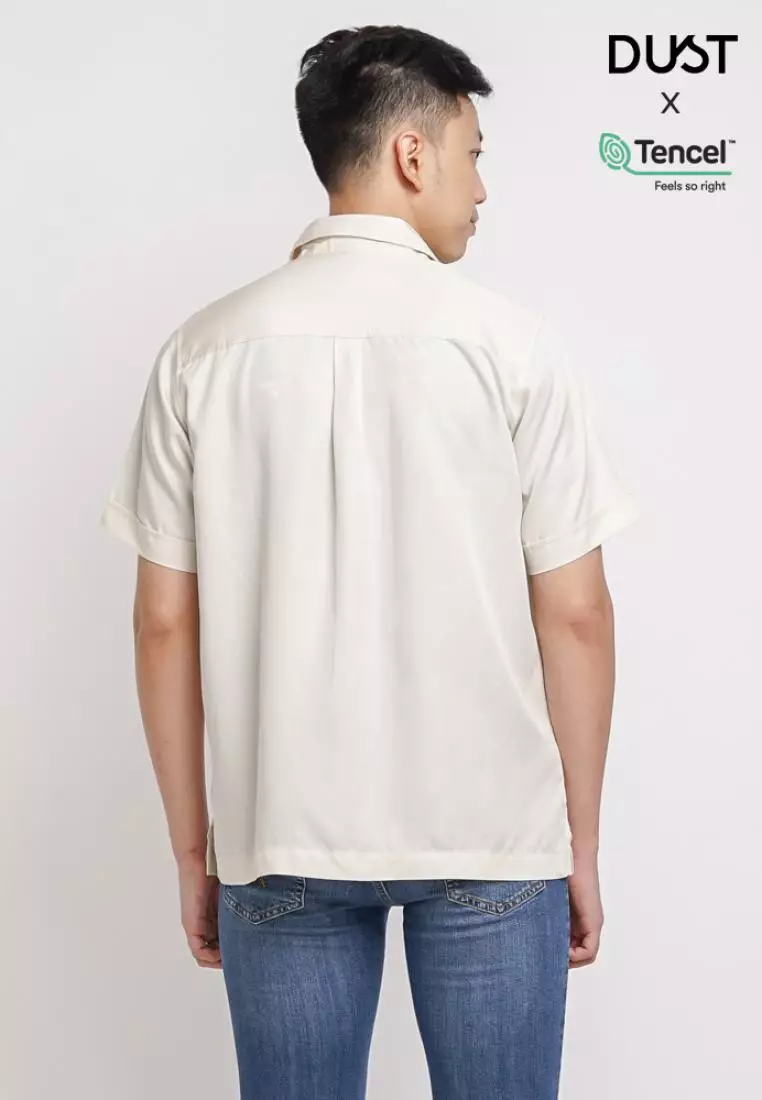 DUST Kemeja Nadi Cream TENCEL™️ Carbon Zero Comfease (DM. 1424)