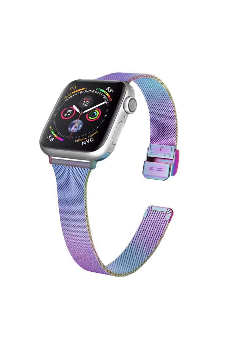 Kings Collection Seven Colors Stainless Steel Apple Watch Band - Main Image