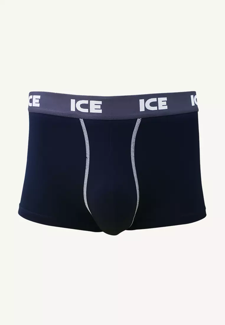  Ice Men Boxer Briefs With Pouch Contrast Stitch Nolan03 - Ninja (Single Pack)