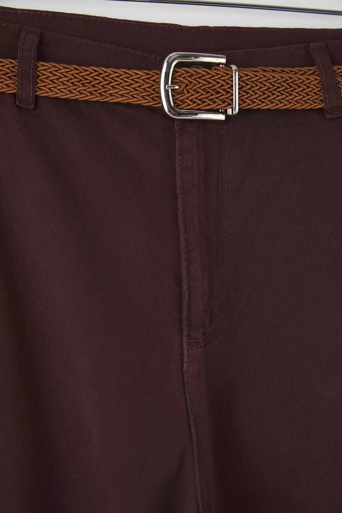 Plus Size High Waist Belted Mom Fit Jeans