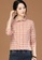 A-IN GIRLS orange Fashion Art Checkered Shirt FAEFFAA3234272GS_6