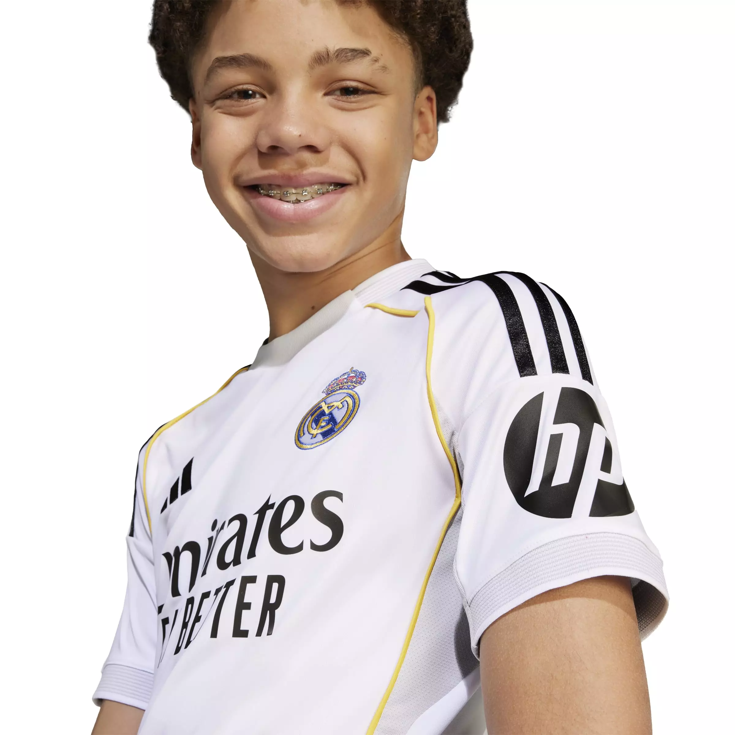 ADIDAS Real Madrid 25/26 Home Jersey Kids JN8887 - Jersey Anak (Putih)