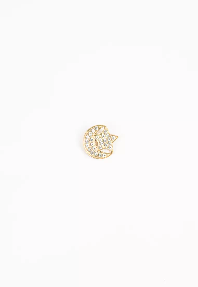 Houseofcuff lapel pin brooch bros untuk jas TUSUK GOLD A37