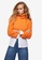 Mango orange Knitted Cropped Sweater D58E8AA0CF2E00GS_1