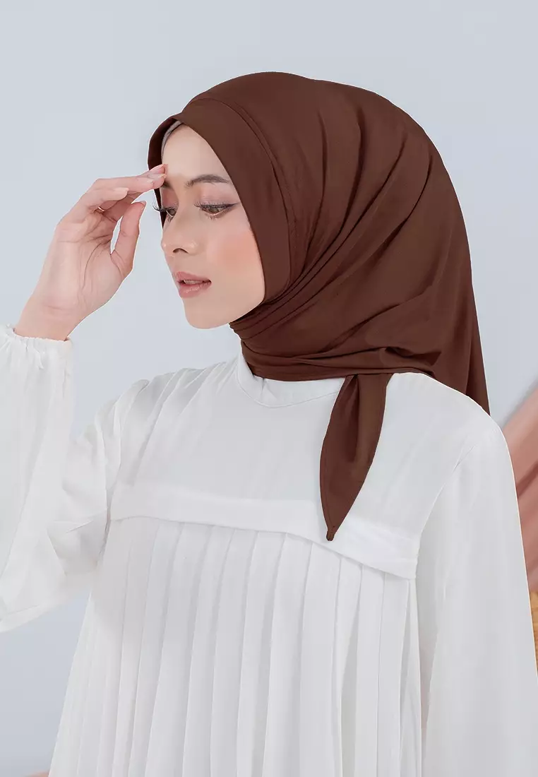 HIJAB INSTAN RANA - DARK BROWN