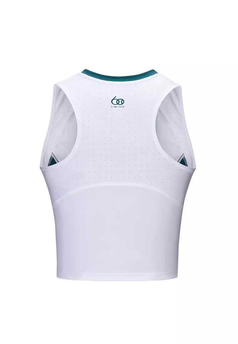 女裝 K-SWISS LOGO 拼色網球風透氣背心