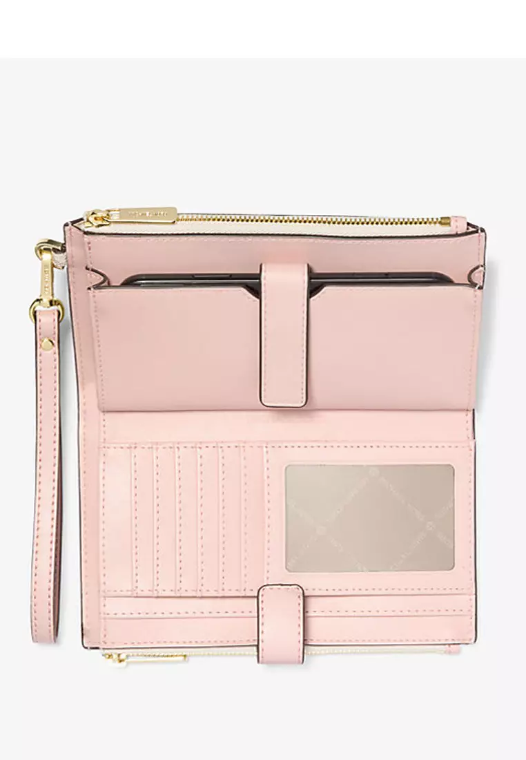 Powder Blush Michael Kors Phone Wallet Wristlet Powder Blush