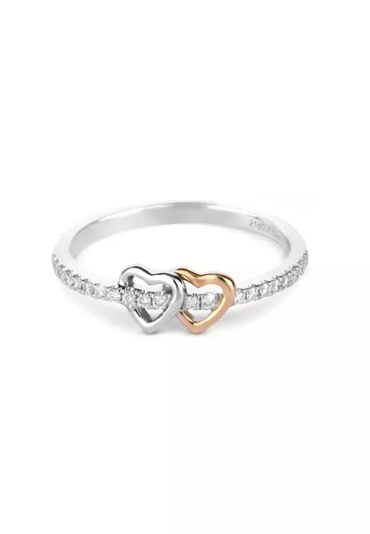 Buy Glamorous Rose Gold Ring For Women Online