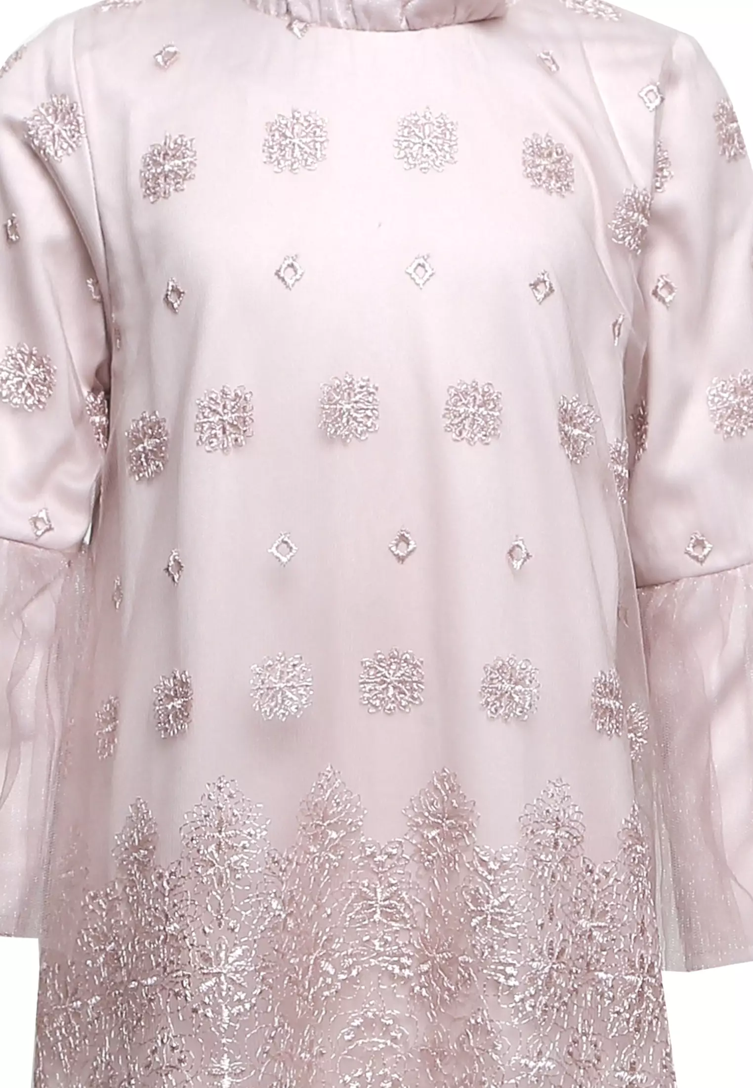 MFMW Lil Everbliss Dress Gamis Brukat Anak Nude Pink