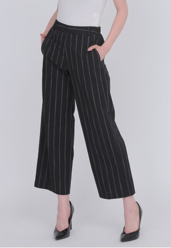 lulu wide leg pants black