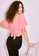 Terranova pink Women's Crop Blouse With Bow On Back 70271AA96A0641GS_3