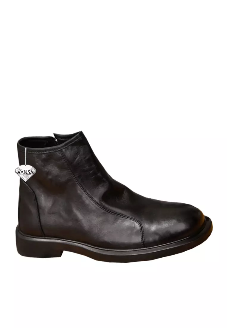 Discount on Twenty Eight Shoes  shoes - SKU: VANSA Fashion Top Layer Cowhide High-top Martin Boots VSM-B-0192