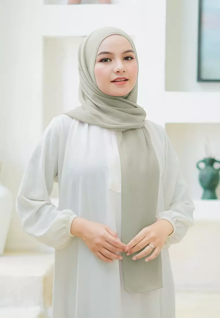 HIJAB INSTAN LATIFA - DUSTY SAGE