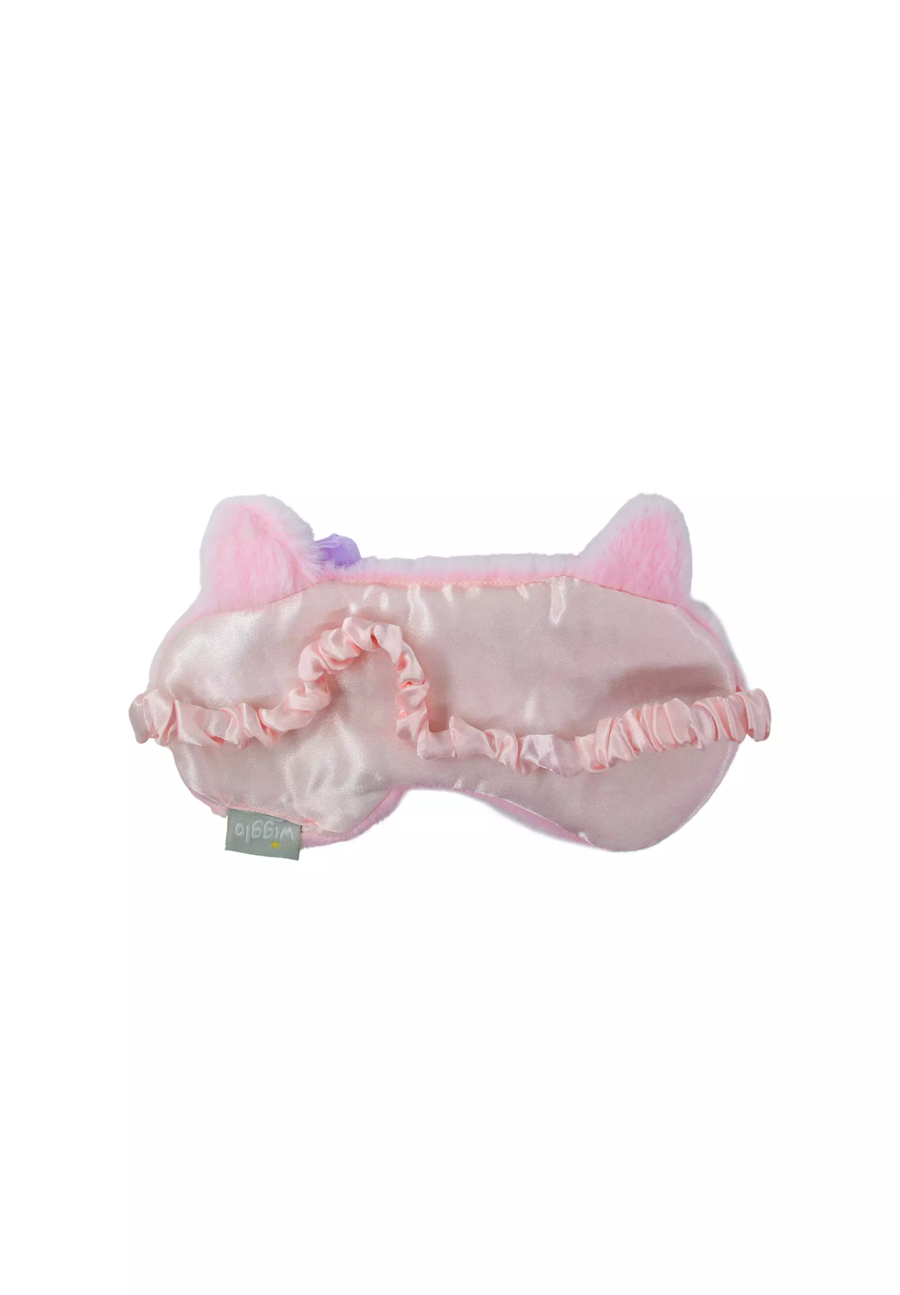Sweet Kitty Plush Eye Mask Pink