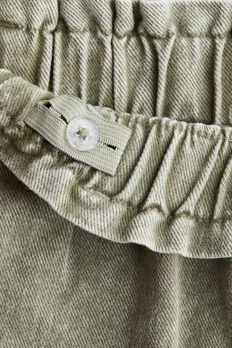Wide Leg paper bag jeans