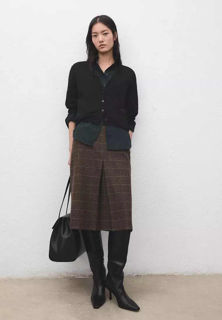 V-Neck Knitted Cardigan
