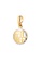 TOMEI gold TOMEI 福 Duo tone Good Luck Pendant, Yellow Gold 916 (9P-PT2460-2C) (0.96g) 2894EAC1EE26A3GS_2