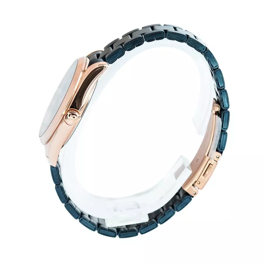 Alexandre Christie 2839 Biru Ring Rosegold Cewek