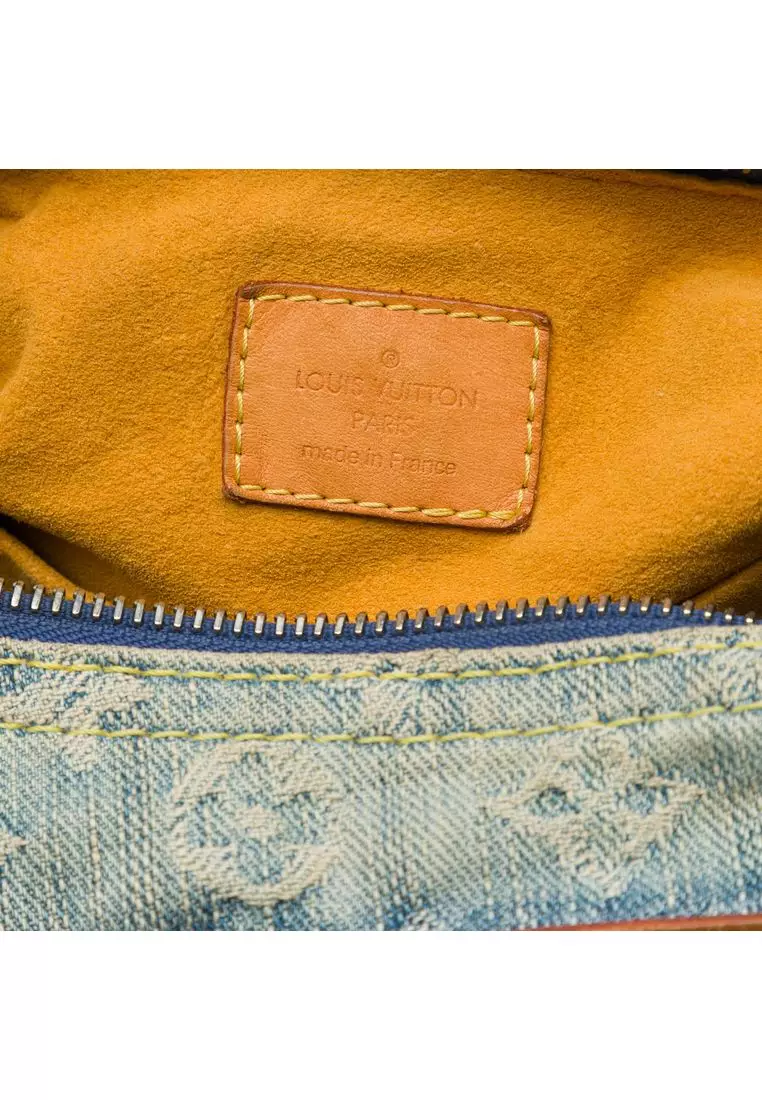 Pre-Loved Louis Vuitton Monogram Denim Baggy Pm