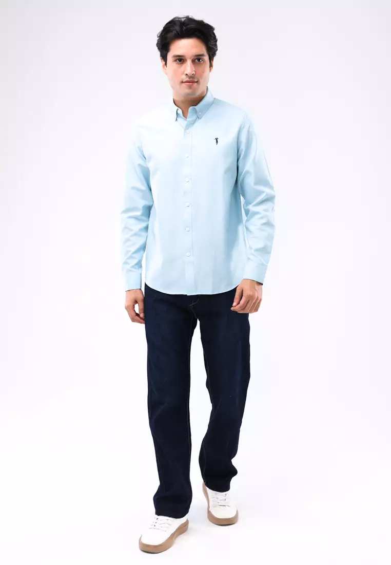 Woven Polo Long Sleeves