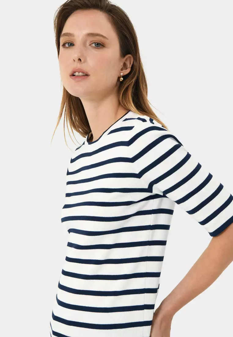Gaia Stripe Knit Top