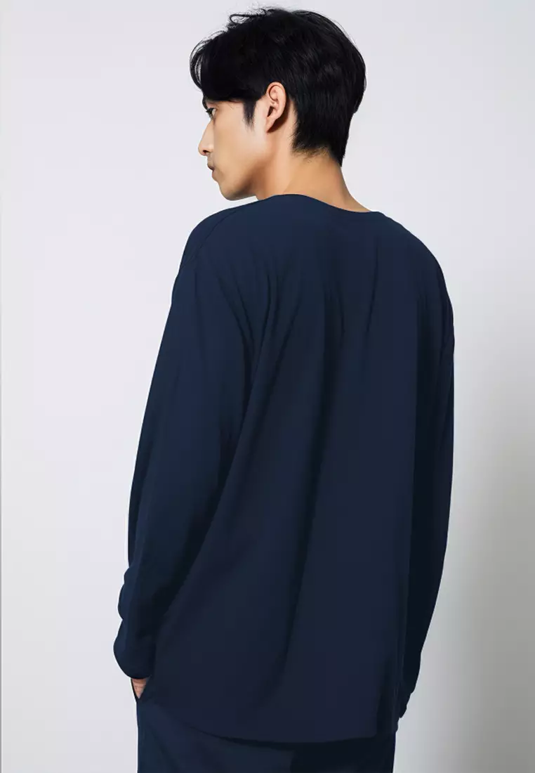 MTD81E ls thdy 90 nv T-shirt Navy