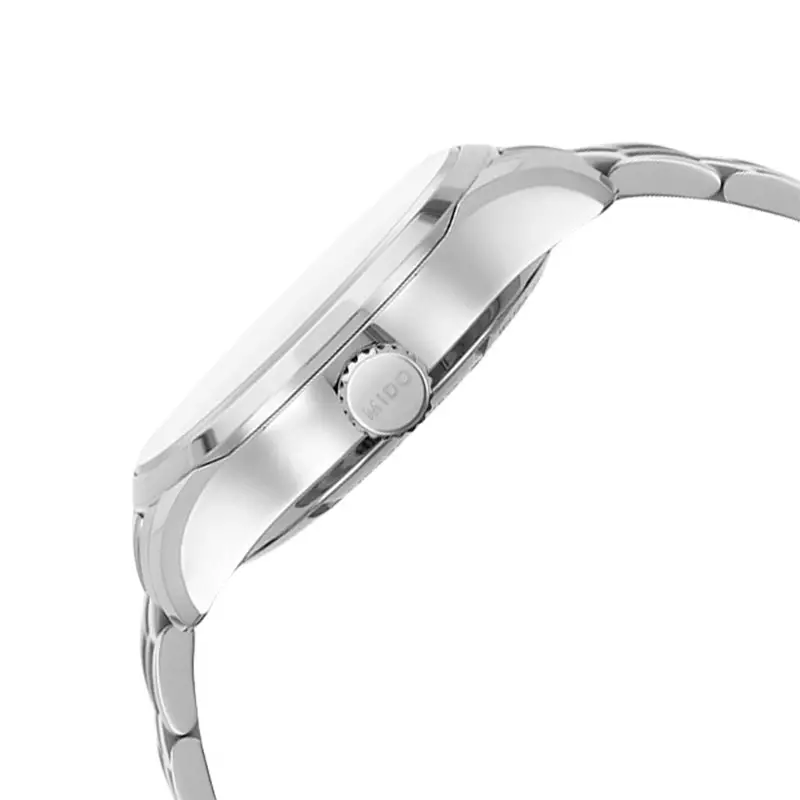 Jam Tangan Pria MIDO Belluna II M024.428.11.031.00 Automatic Silver Dial Stainless Steel Strap