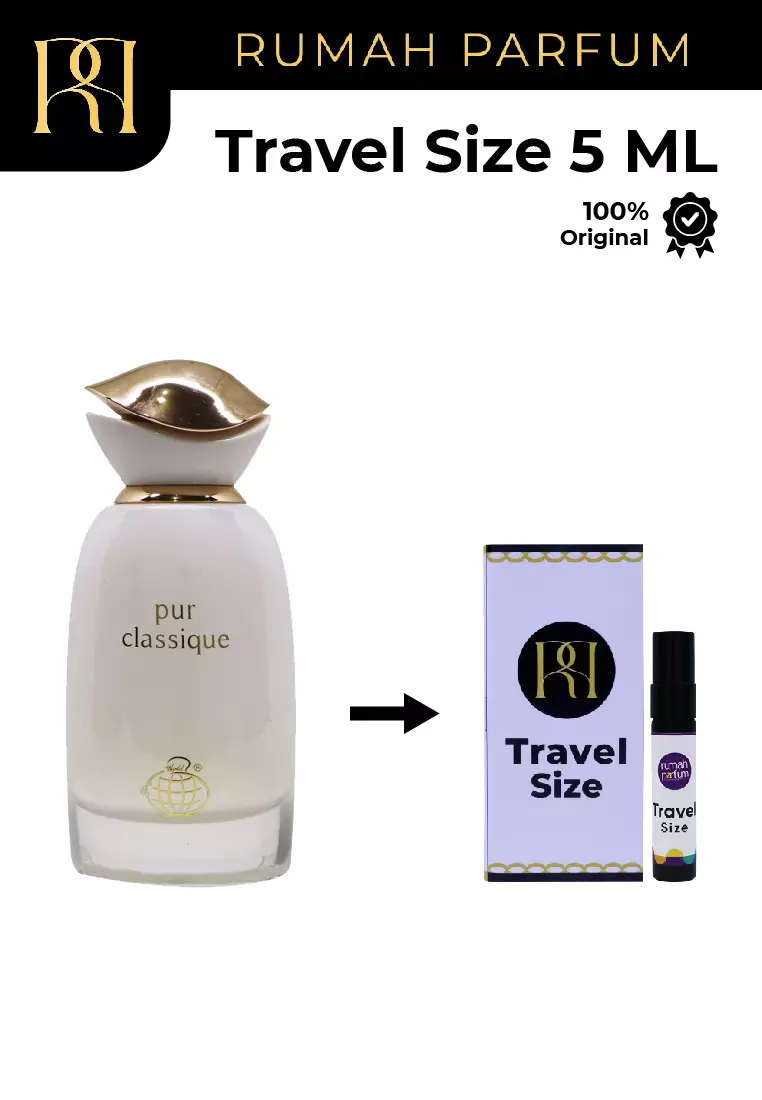 Fragrance World Pur Classique Unisex Travel Size 5 ML