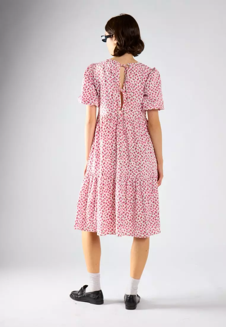 Tiered Midi-Dress