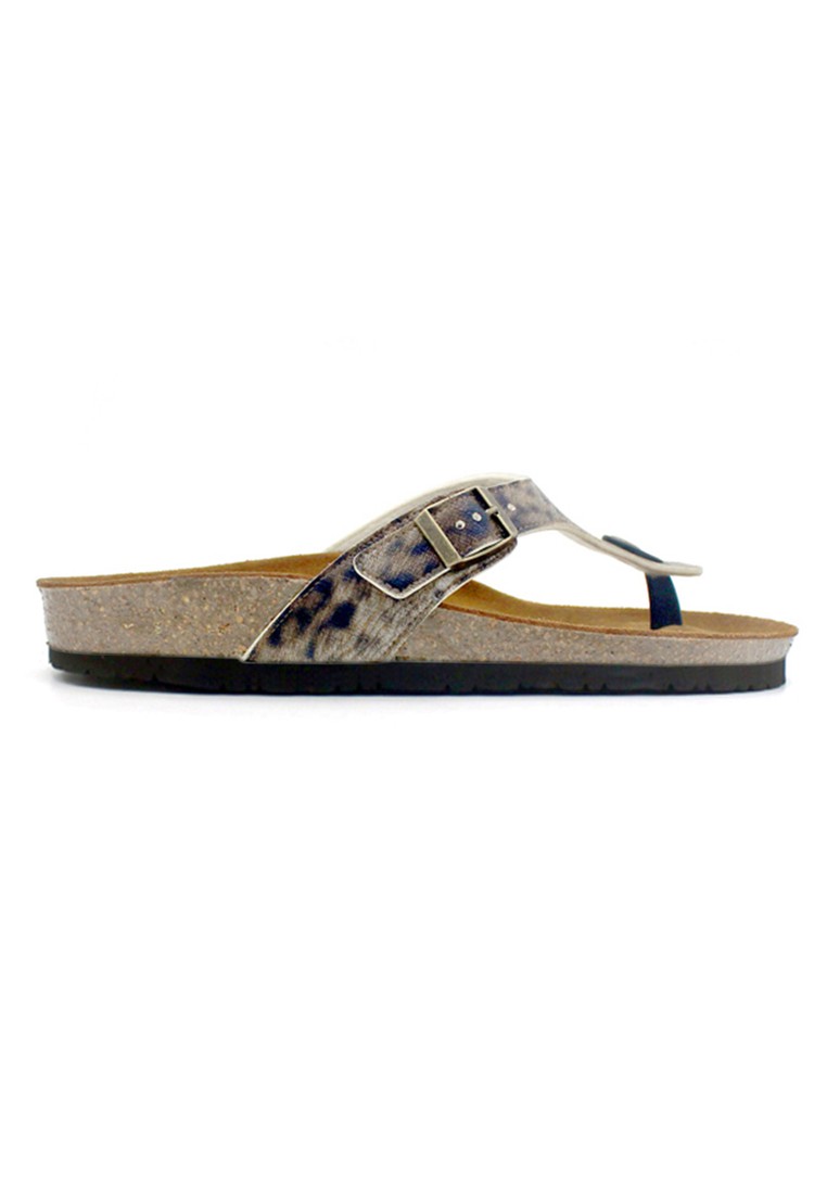 Prague - Leopard Bronze Sandals & Flip Flops