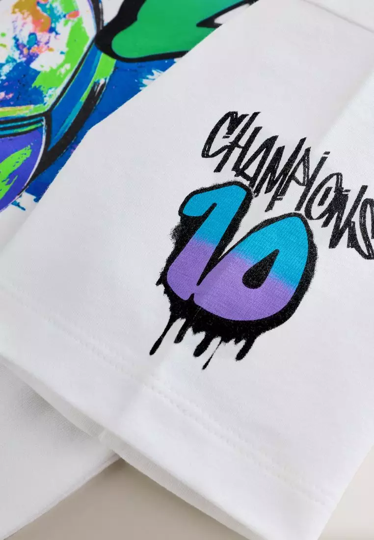 Relaxed Fit Short Sleeve Graphic T-Shirt