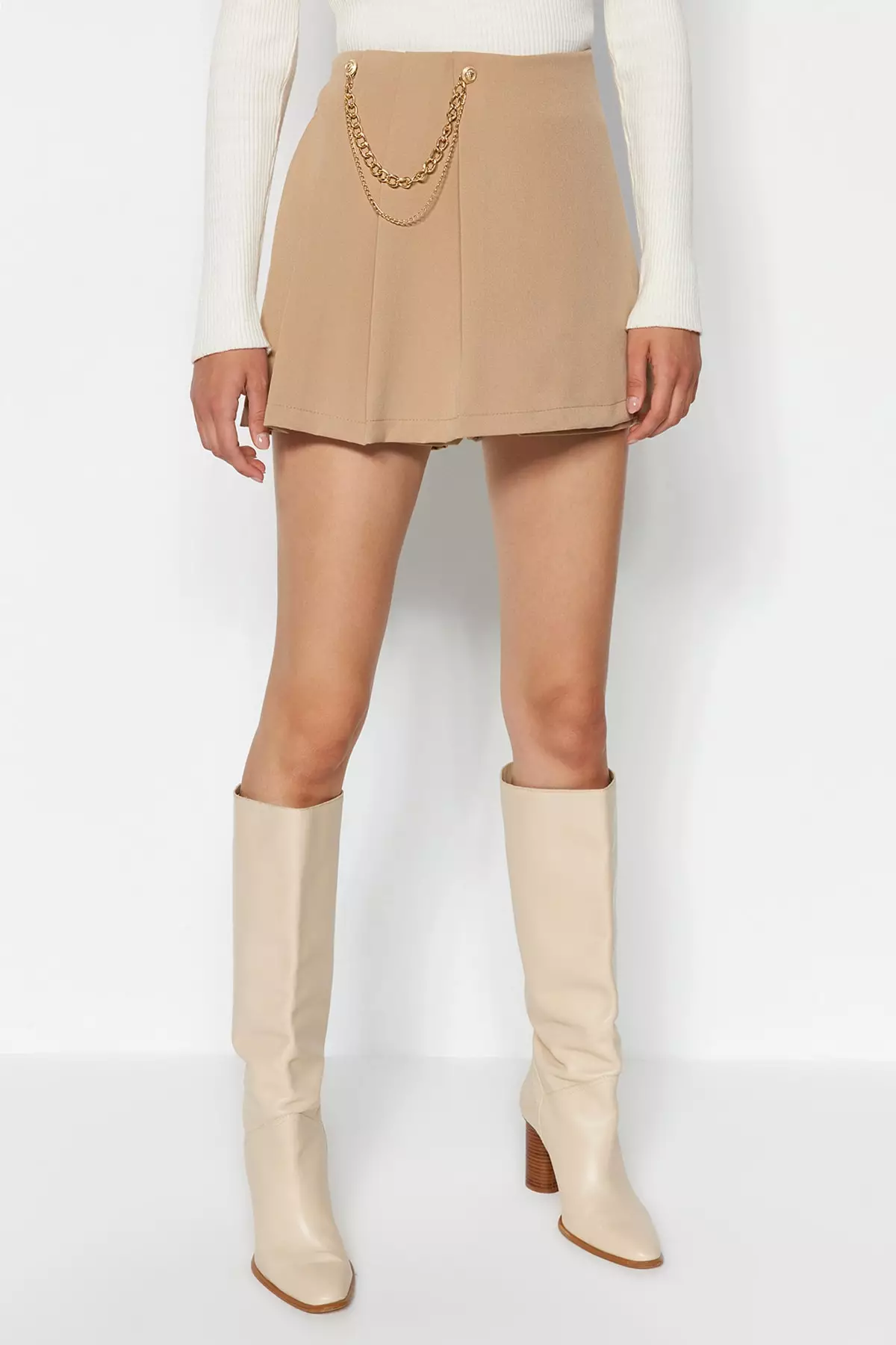 Buy Trendyol Layer Chain Skorts 2025 Online ZALORA