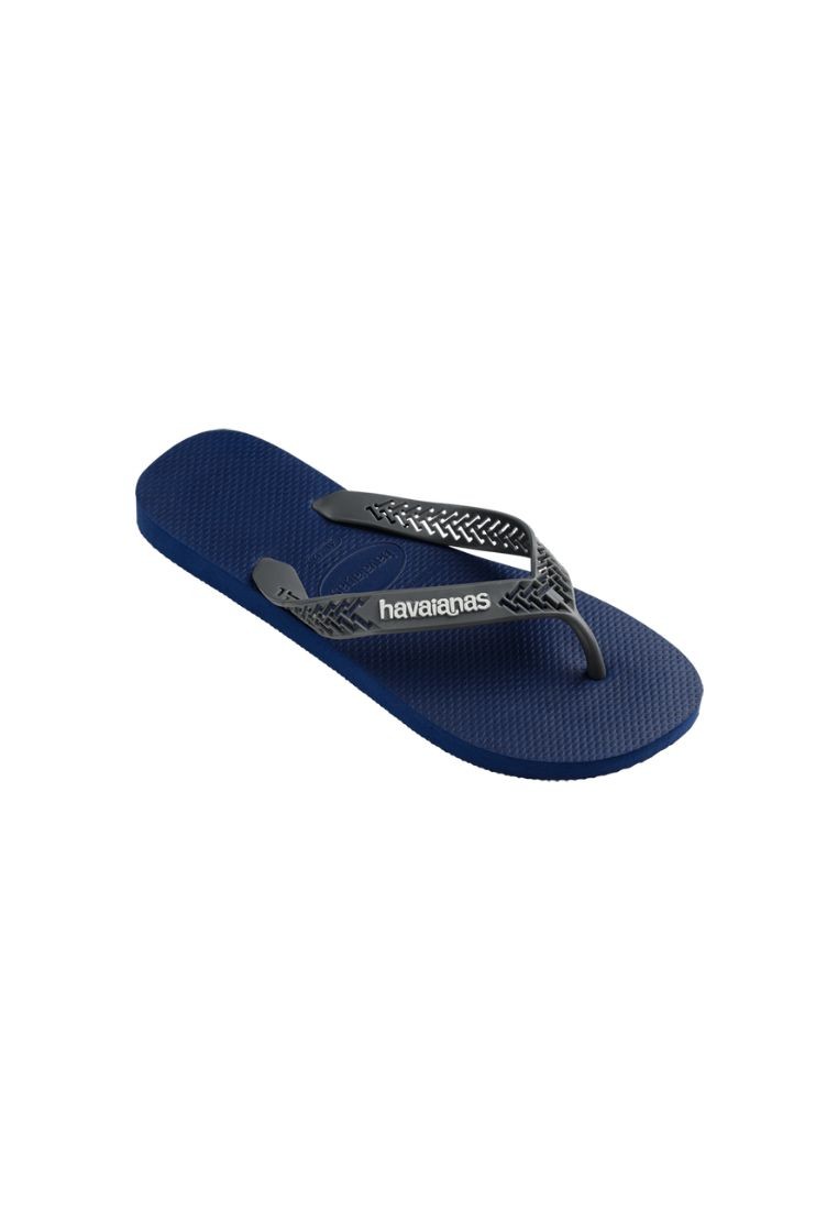 Men Power Light Solid Flip Flops - Navy Blue