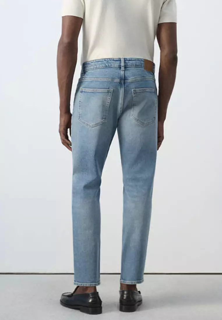 Ben Cropped Tapered-Fit Jeans