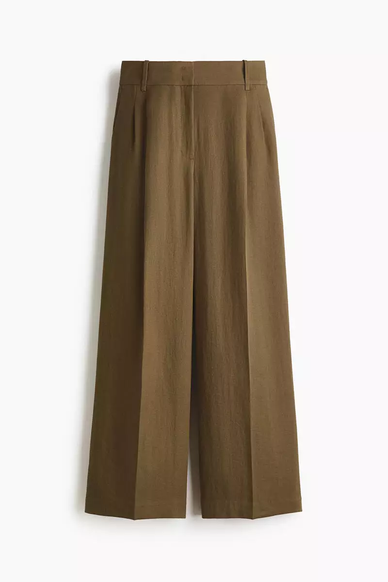 Wide tailored trousers