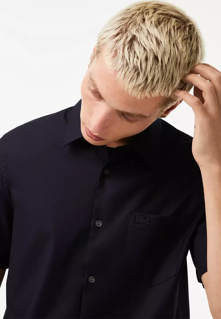 Men's Regular Fit Solid Cotton Shirt