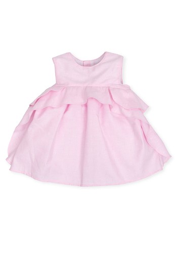 Jual Tutto Piccolo Baby Pink Sleveless Jacquard Dress Original Zalora Indonesia